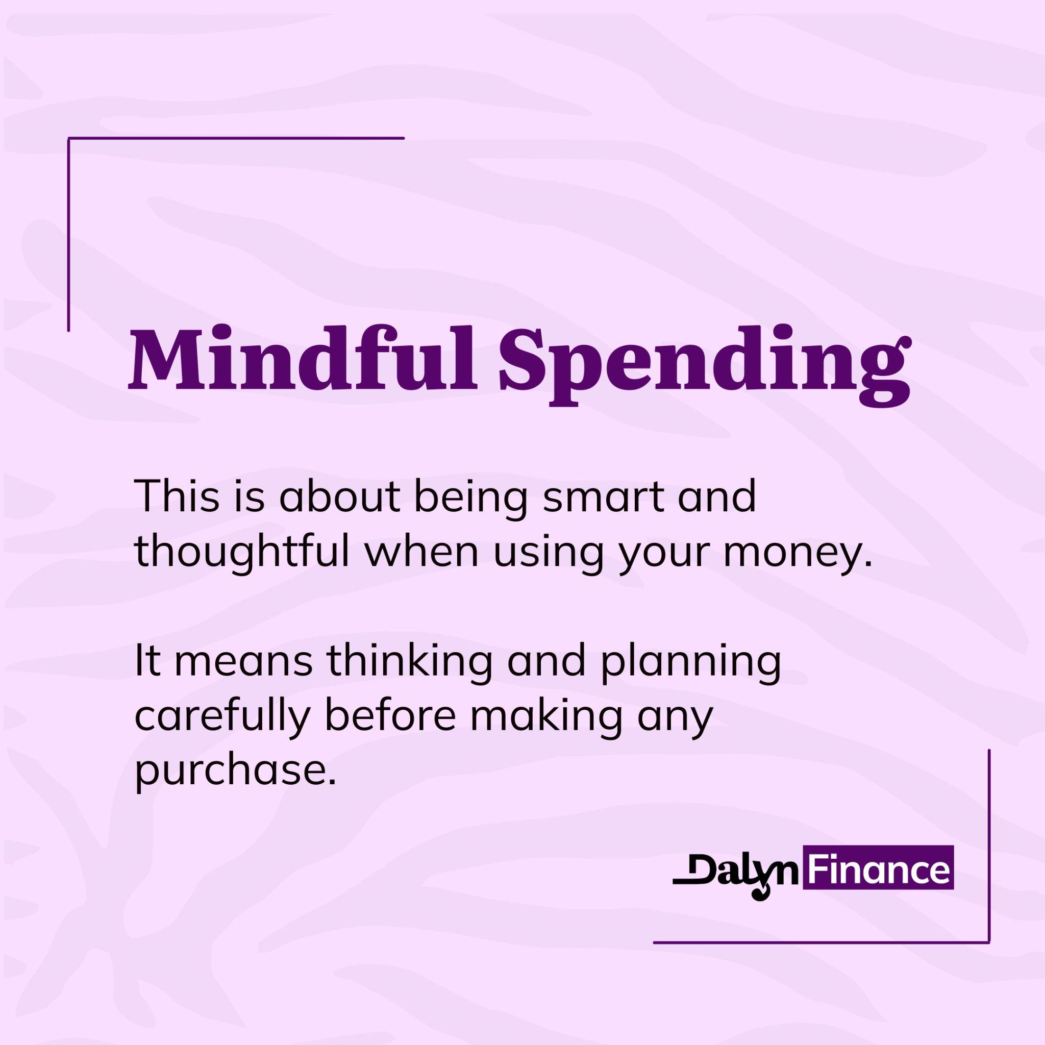 Mindful spending explained